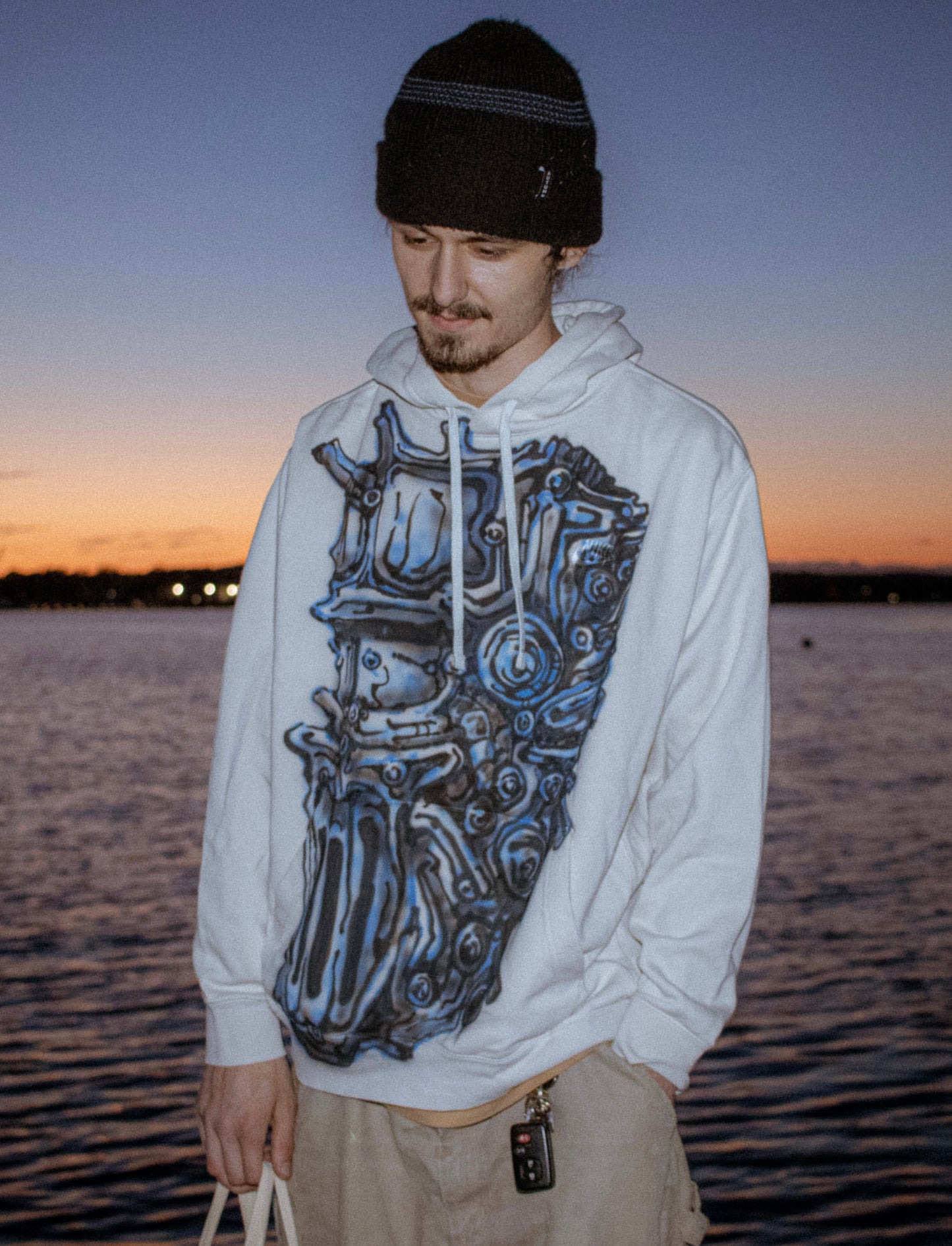 Robot Helmet 7 1 of 1 Hoodie