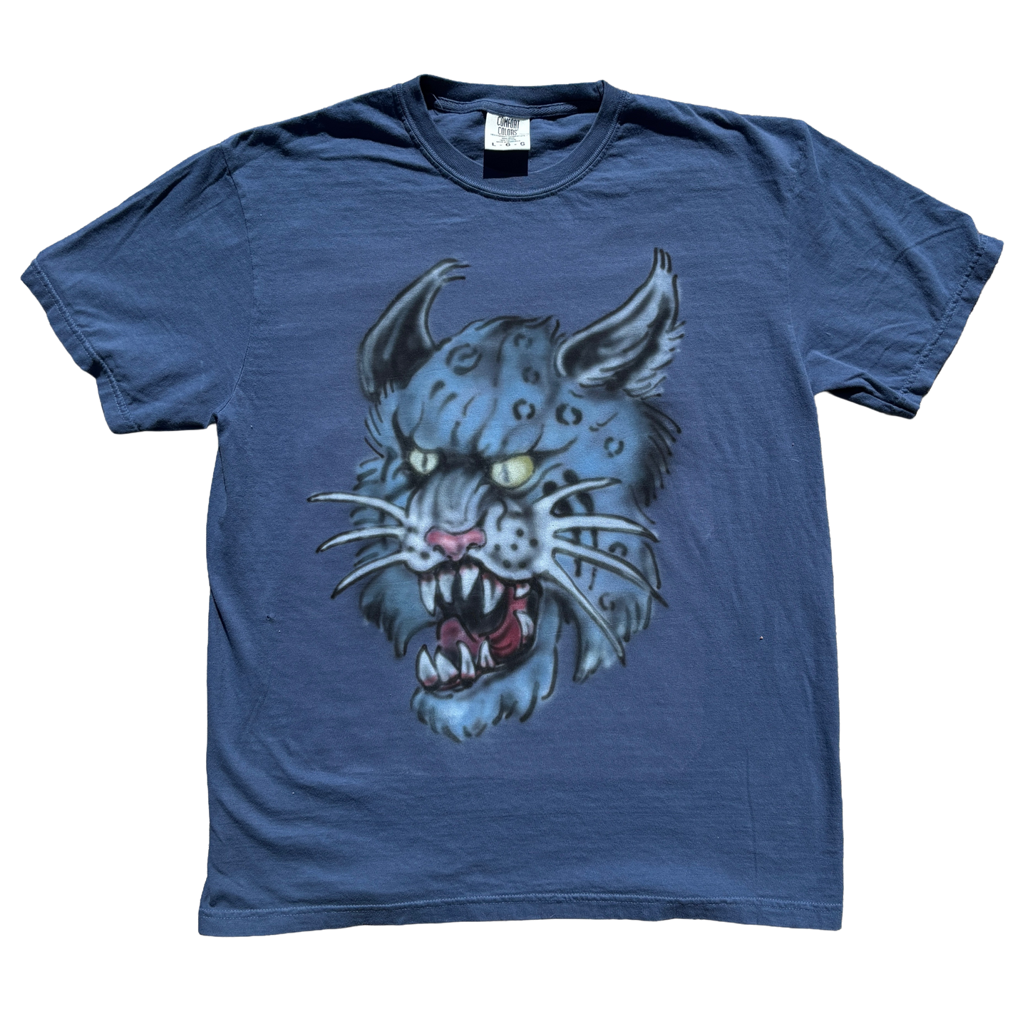 Blue Bobcat Tee(large)