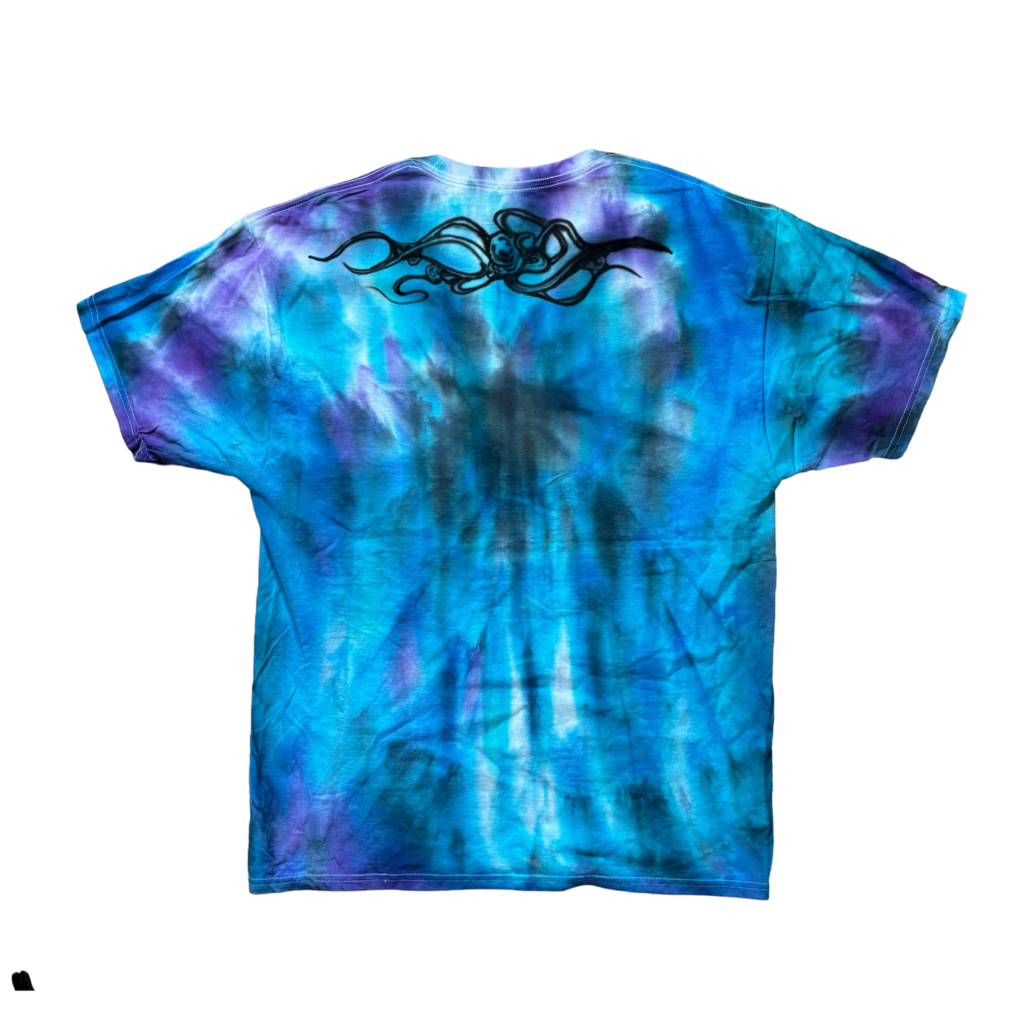 Tye Dye Nebula Skull Tee(large)