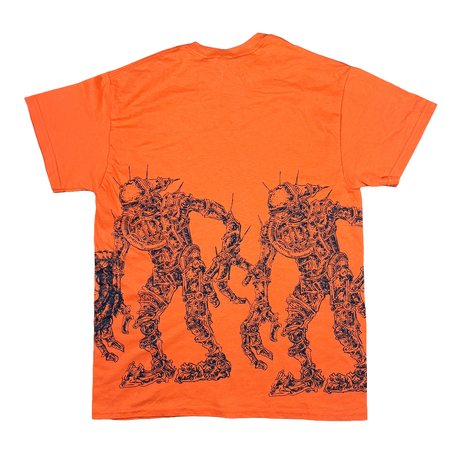 Orange Robot Army Tee