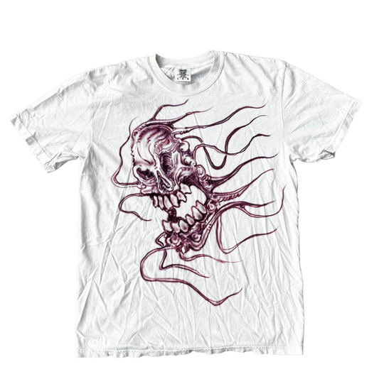 Off White Mutant Skull Tee(large)