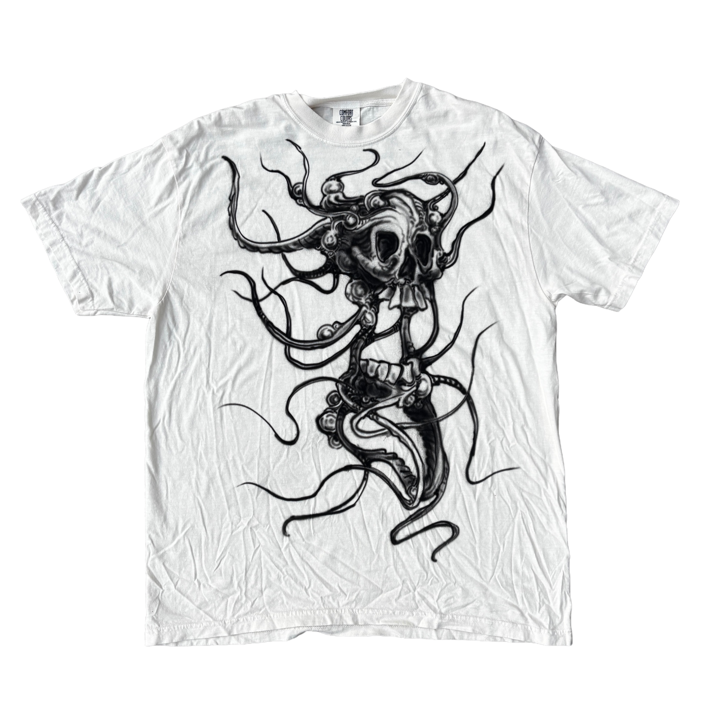 Black Mutant Skull Tee(xl)