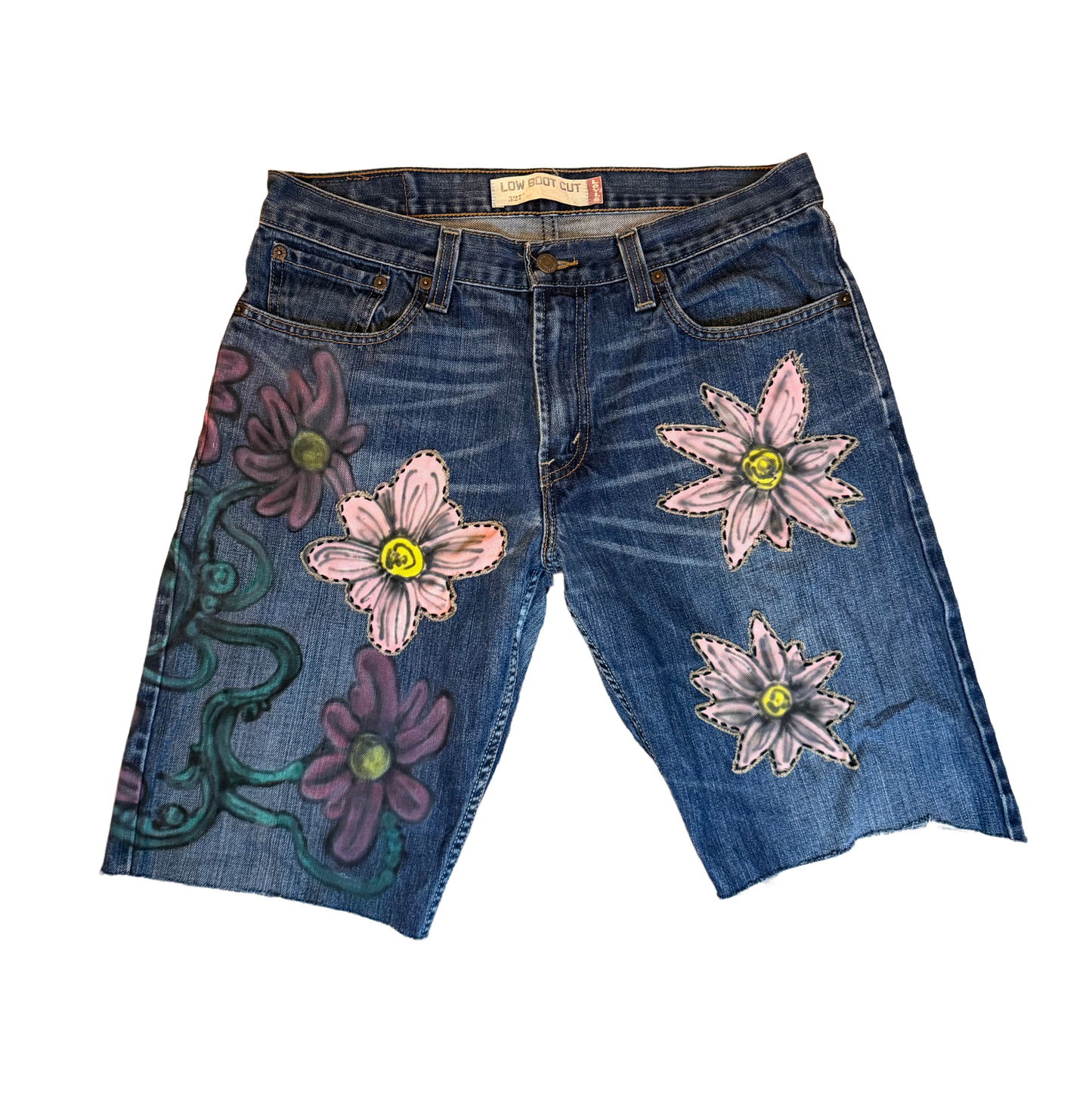 In the Garden Floral Jorts (33x30)