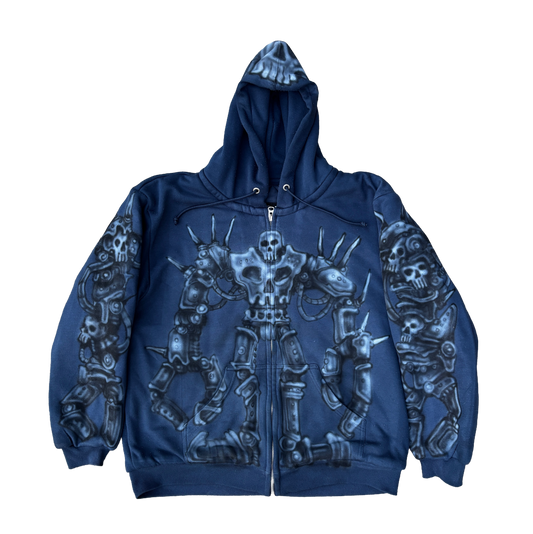 Skull Robot Hoodie(large)