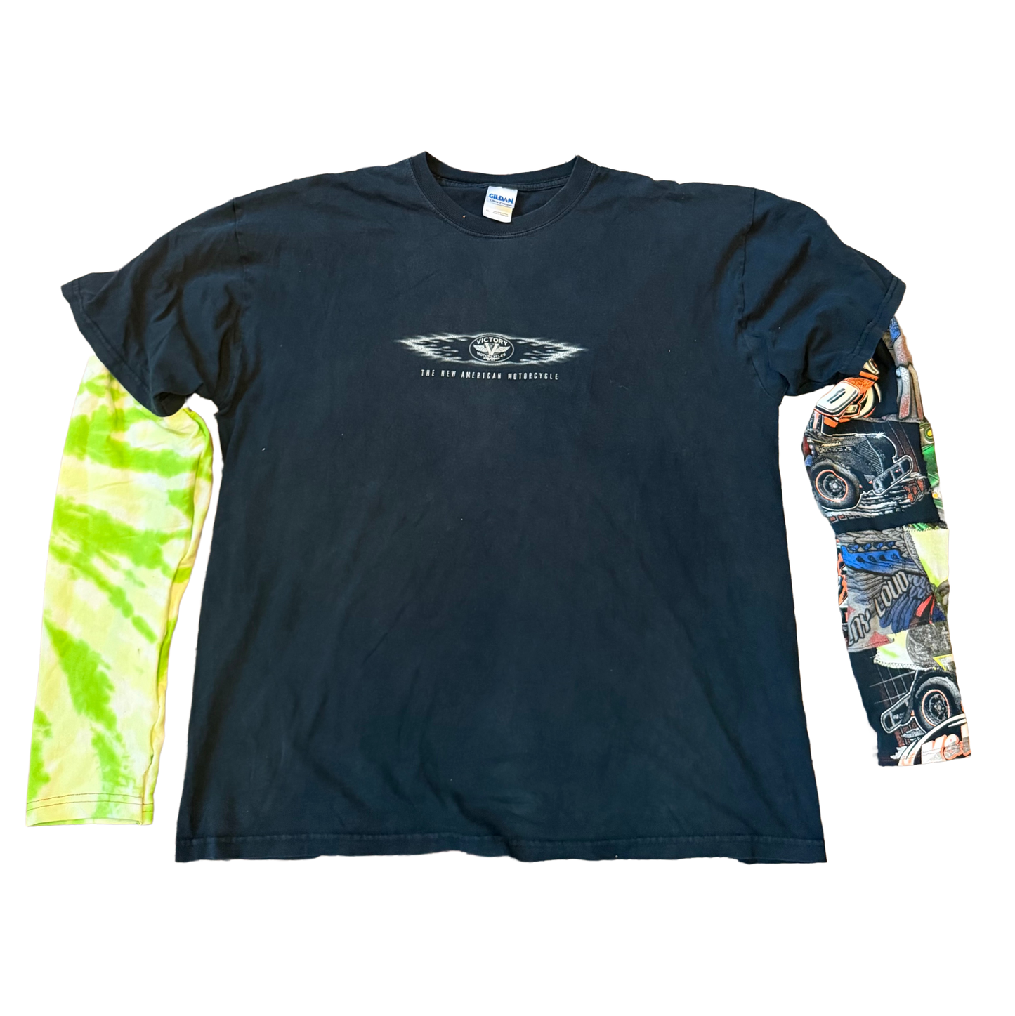 Biker Faux Layer Shirt (xl)