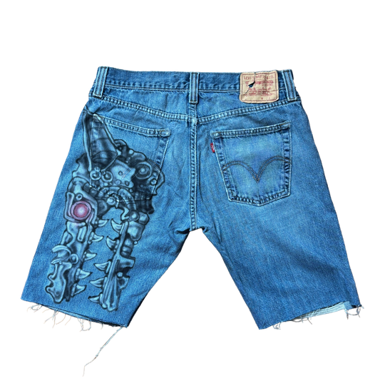 Robot Goblin Blade Jorts(32 waist)