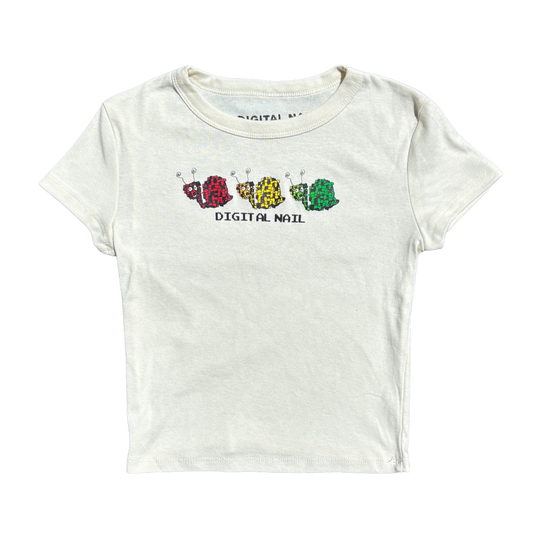 Digital Snail Baby Tee