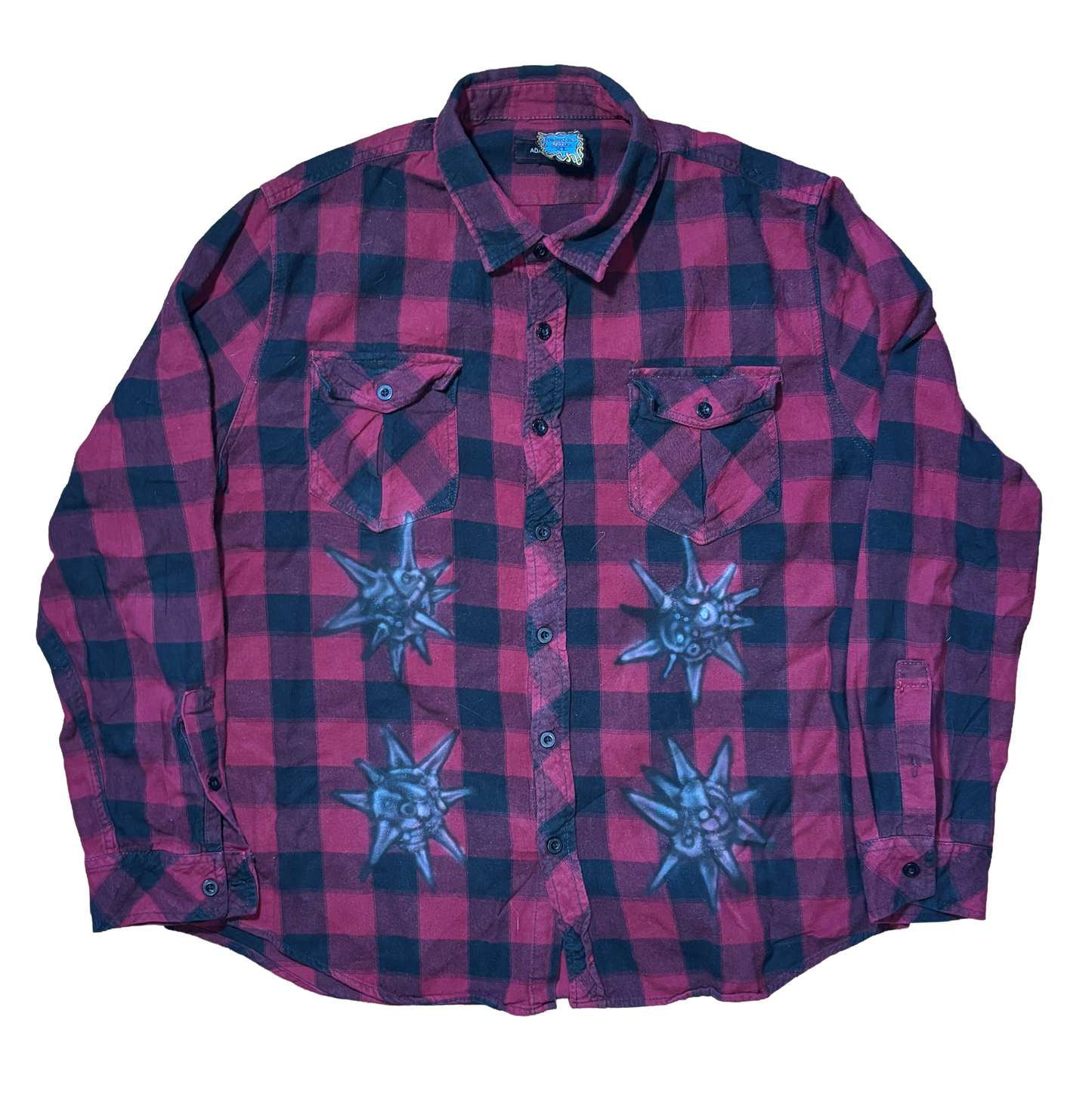 Red Spikeball Flannel(xl)
