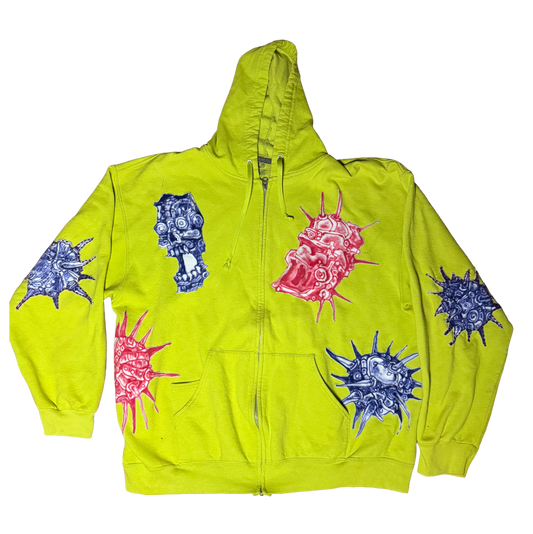 Cyberpunk zip up hoodie(xl)