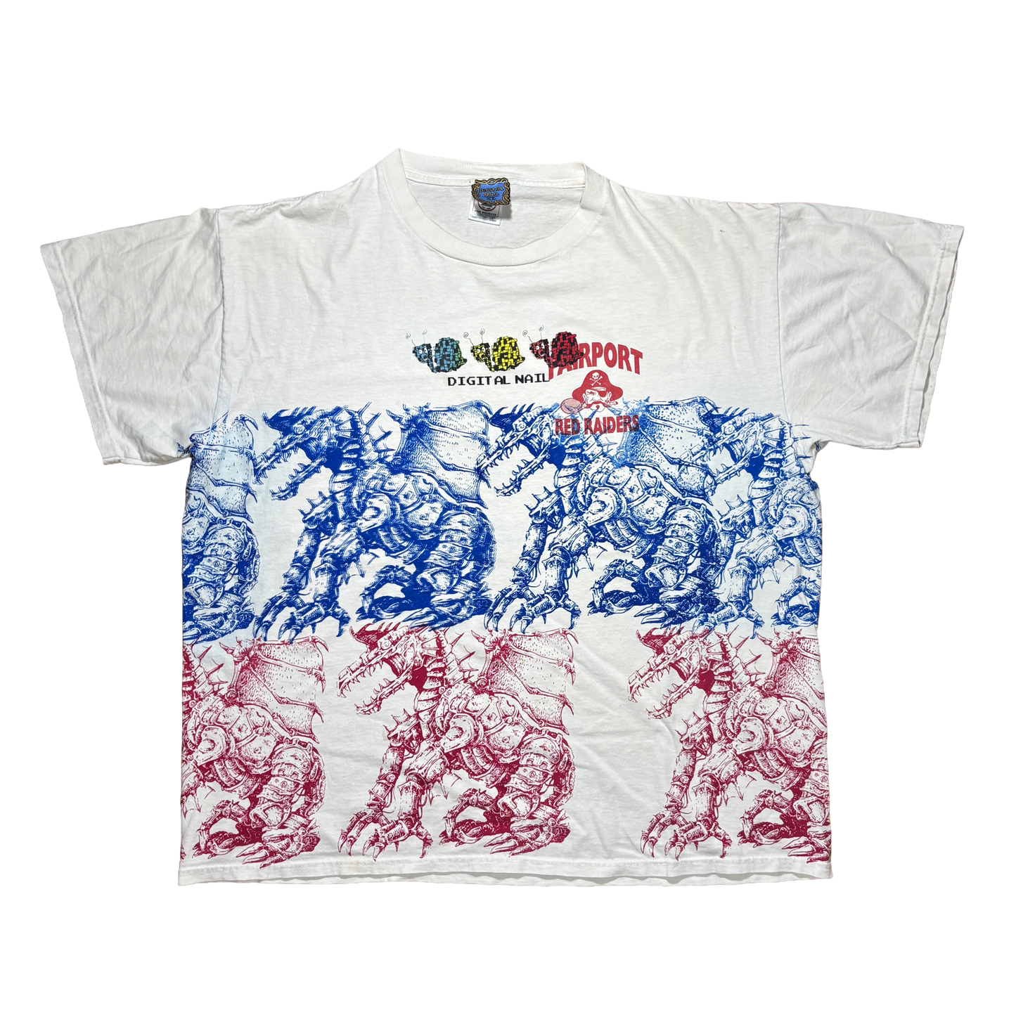 Red Raiders Snail Mecha Dragon Tee(xl)