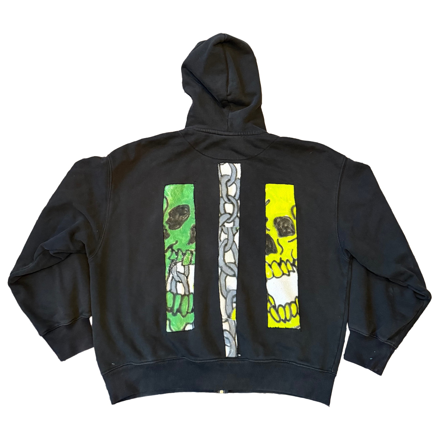 Picture frame skull hoodie (small)