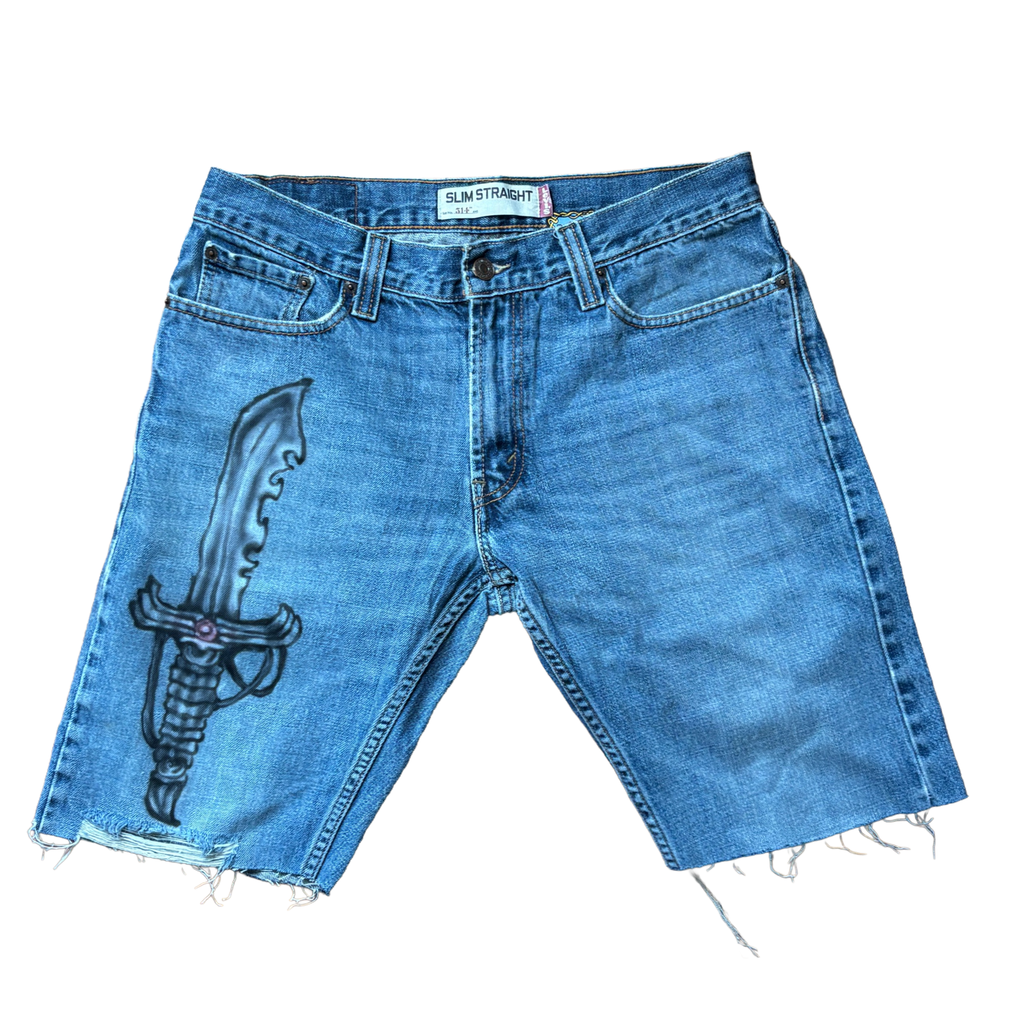 Robot Goblin Blade Jorts(32 waist)