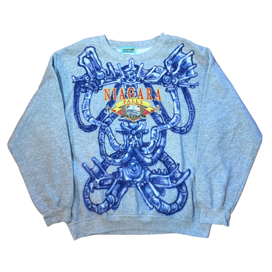 Niagra Falls Robot Crewneck