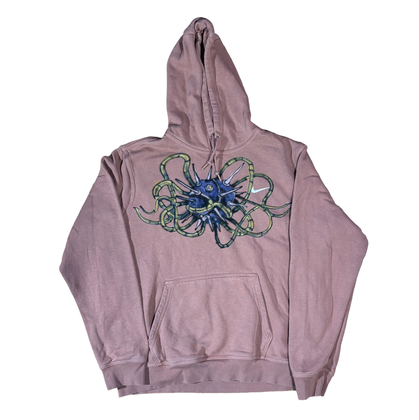 Blue Robot Warrior Hoodie