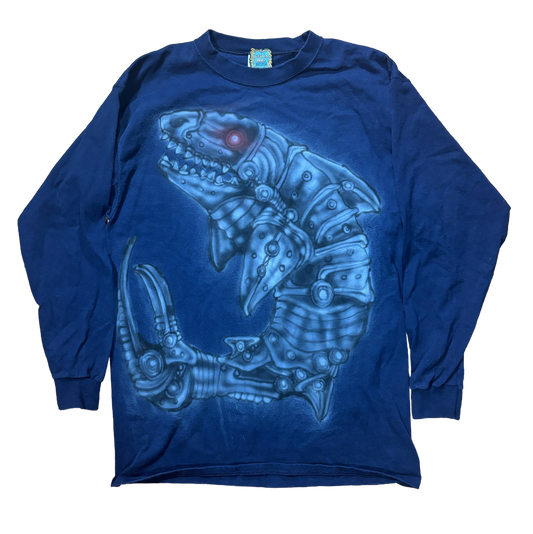 Mecha Shark Long Sleeve Tee(medium)