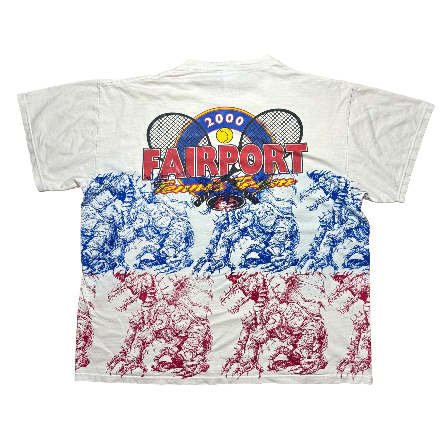 Red Raiders Snail Mecha Dragon Tee(xl)