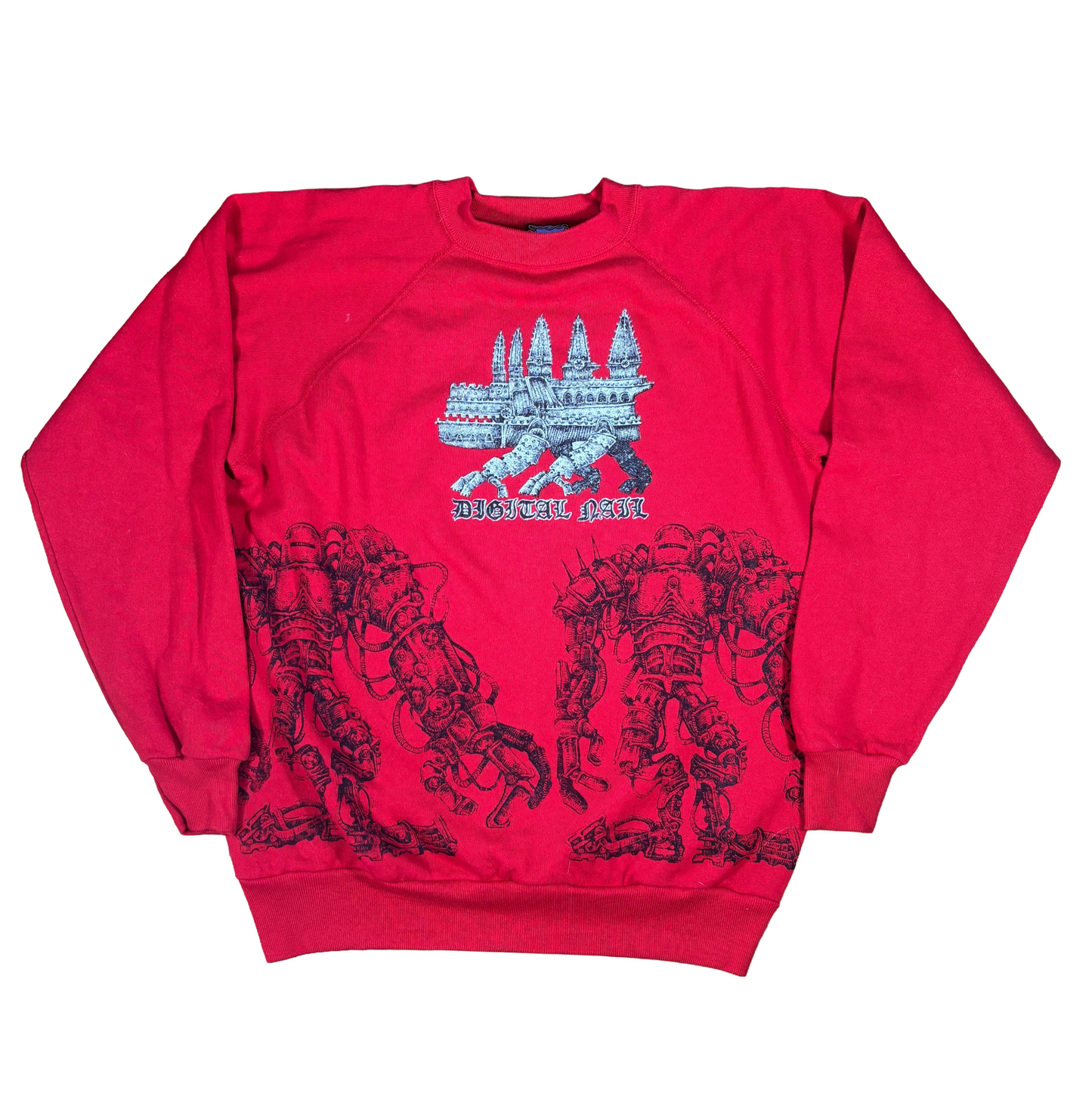 Castle Robots Red Crewneck(large)