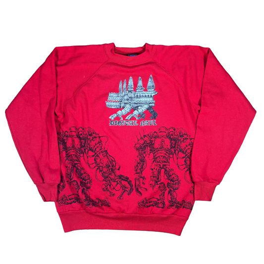 Castle Robots Red Crewneck(large)