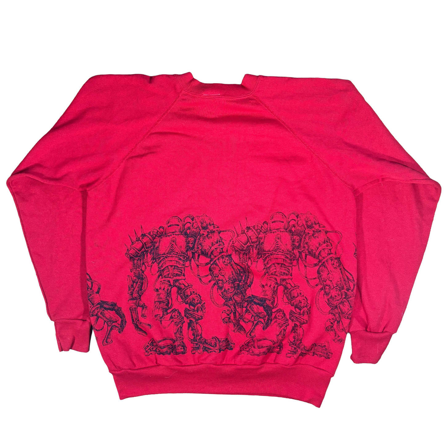 Castle Robots Red Crewneck(large)