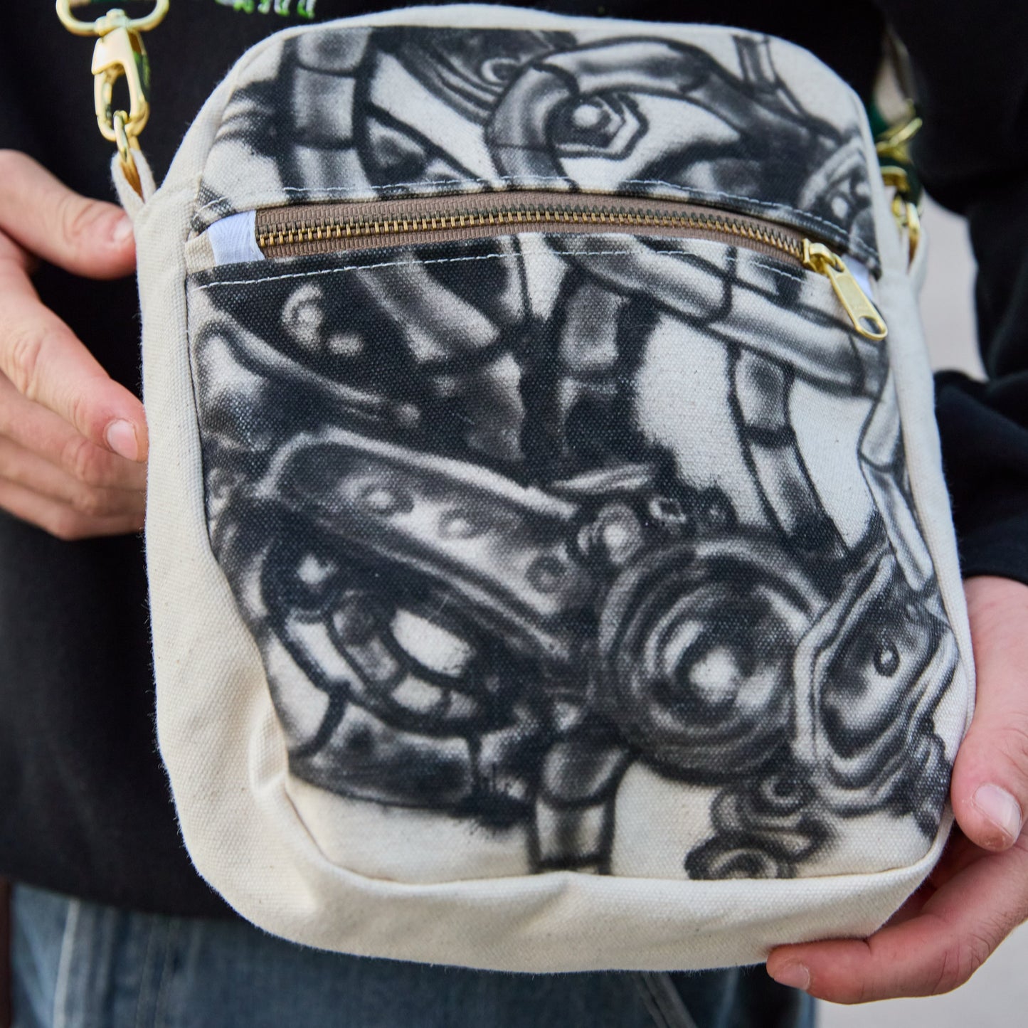 A.W.D. Studios X Digital Nail Robot Side Satchel