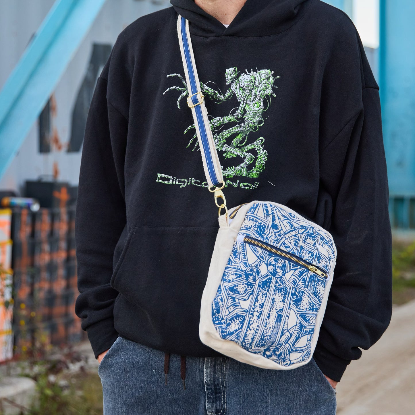 A.W.D. Studios X Digital Nail Robot Side Satchel