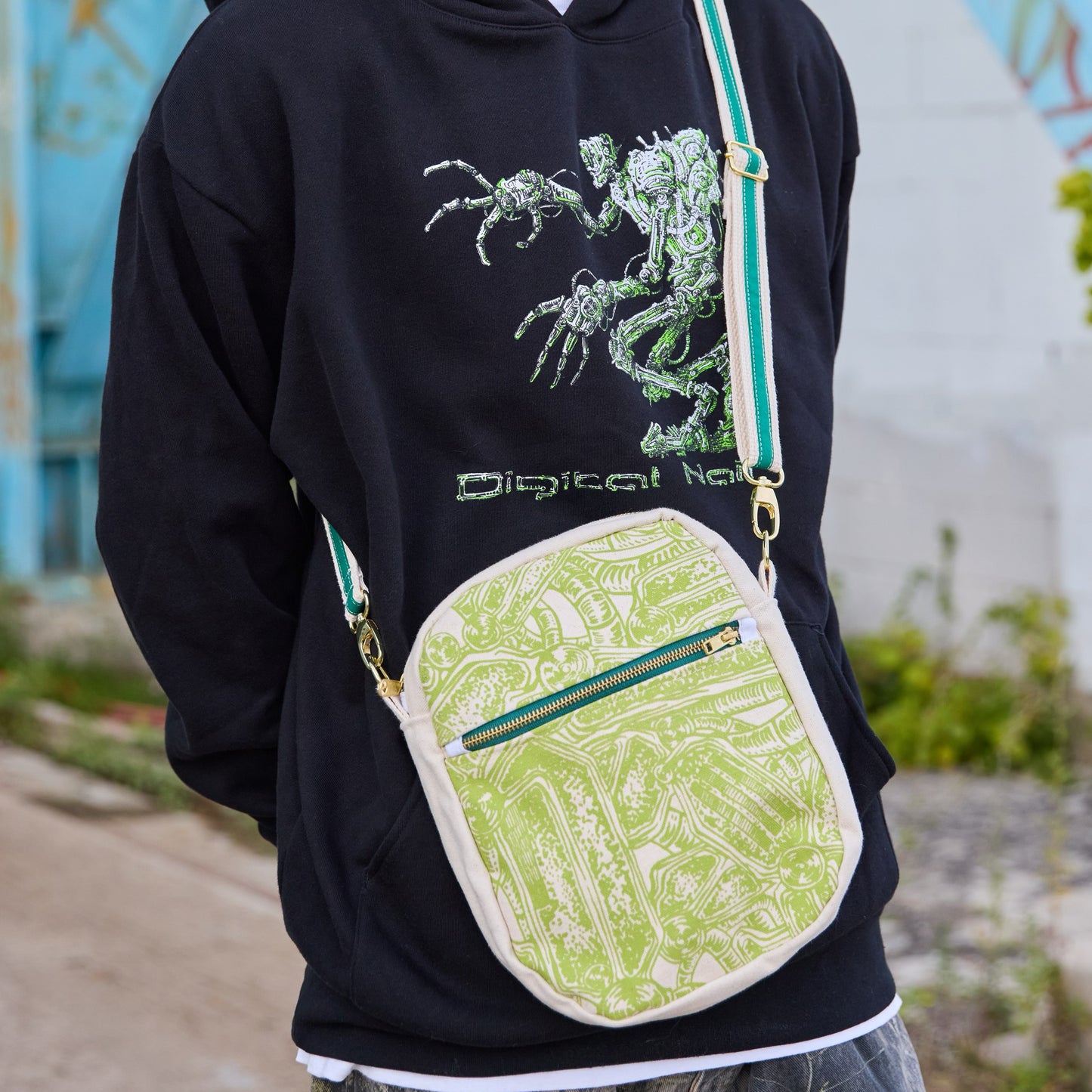 A.W.D. Studios X Digital Nail Robot Side Satchel