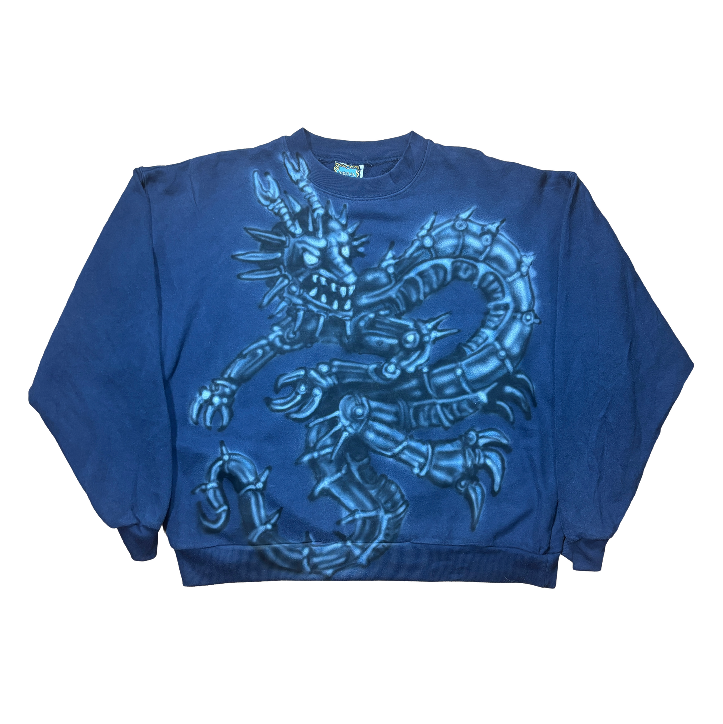 Coiling Robot Dragon Crewneck(XL)