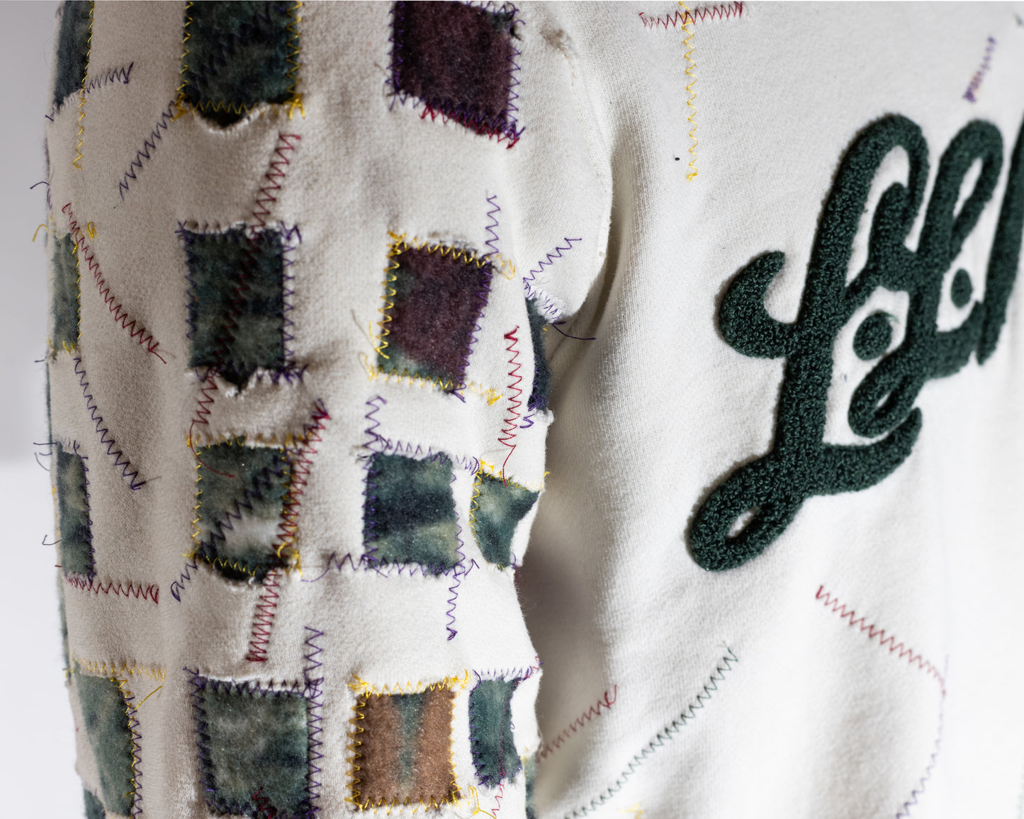 Weaved sleeve L.L. Bean Sweatshirt